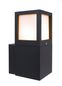 Preview: Deko-Light Wandaufbauleuchte Facado A, E27, max. 20W, anthrazit, IP54 731059