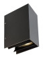 Preview: Deko-Light Wandaufbauleuchte Arcturus I, Warmweiß, Graphitgrau, IP54 731099