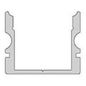 Preview: Deko-Light U-Profil hoch AU-02-12 für 12 - 13,3mm LED Stripes, Alu, Silber-matt, eloxiert,1m 970140