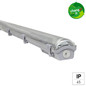 Preview: e2 LED Feuchtraum-Wannenleuchte T8 G13 158cm Classic L 24W neutralweiss 4000K IP65 Grau