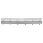 Preview: e2 LED Feuchtraum-Wannenleuchte T8 G13 128cm Classic M 2x 18W neutralweiss 4000K IP65 Grau