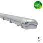 Preview: e2 LED Feuchtraum-Wannenleuchte T8 G13 158cm Classic L 2x 24W neutralweiss 4000K IP65 Grau