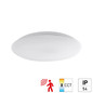 Preview: e2 LED Anbauleuchte, Deckenleuchte Rimini 380 24W CCT warm-/neutral-/tageslichtweiss 3000K/4000K/6000K Bewegungsmelder IP54 Weiß Ø38cm