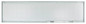 Preview: e2 LED Anbaupanel, Deckenleuchte Tajo 36W CCT warm-/neutral-/tageslichtweiss 3000K/4000K/6500K Weiß Aluminium 128,5x32cm