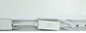 Preview: e2 LED Anbaupanel, Deckenleuchte Tajo 36W CCT warm-/neutral-/tageslichtweiss 3000K/4000K/6500K Weiß Aluminium 128,5x32cm