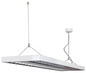 Preview: e2 LED Anbauleuchte, Deckenleuchte Nostal M 42W CCT warm-/neutral-/tageslichtweiss 3000K/4000K/6000K Weiß Stahl 124,5cm