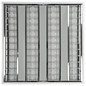 Preview: e2 LED Anbauleuchte, Deckenleuchte Nostal Q 625 42W CCT warm-/neutral-/tageslichtweiss 3000K/4000K/6000K Weiß Stahl 62x62cm