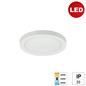 Preview: e2 LED Anbaupanel, Deckenleuchte Space R170 12W CCT warm-/neutral-/tageslichtweiss 3000K/4000K/6500K Weiß Ø17cm