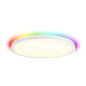 Preview: e2 LED Anbaupanel, Deckenleuchte Twice R420 24W CCT warm-/tageslichtweiss 3000-6000K dimmbar RGB IP54 Weiß Ø42cm