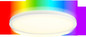 Preview: e2 LED Anbaupanel, Deckenleuchte Twice R500 36W CCT warm-/tageslichtweiss 3000-6000K dimmbar RGB Fernbedienung IP54 Weiß Ø50cm