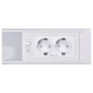 Preview: e2 LED Lichtleiste, Unterbauleuchte Corner S 12W CCT warm-/neutral-/tageslichtweiss 3000K/4000K/6500K Weiß Aluminium 59cm