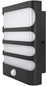 Preview: e2 LED Außenwandleuchte Vega 7,5W neutralweiss 4000K Bewegungsmelder IP54 Anthrazit Aluminium 20x16cm