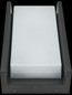 Preview: e2 LED Außenwandleuchte Cetus 12W neutralweiss 4000K IP65 Anthrazit Aluminium 24x14,5cm