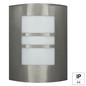 Preview: e2 Außenwandleuchte Polis E27 IP44 Aluminium Stahl 26,5x21cm