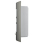 Preview: e2 Außenwandleuchte Polis E27 Bewegungsmelder IP44 Aluminium Stahl 26,5x21cm