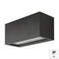 Preview: e2 Außenwandleuchte Drago up&down E27 IP44 Anthrazit Aluminium 25x11cm