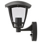 Preview: e2 Außenwandleuchte Navi E27 Bewegungsmelder IP44 Anthrazit Aluminium 26x20,5cm
