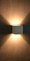 Preview: e2 LED Außenwandleuchte Qube up&down 7W CCT warm-/neutral-/tageslichtweiss 3000K/4000K/6000K IP65 Weiß Aluminium 10x10cm