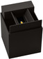 Preview: e2 LED Außenwandleuchte Qube up&down 7W CCT warm-/neutral-/tageslichtweiss 3000K/4000K/6000K IP65 Anthrazit Aluminium 10x10cm