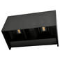 Preview: e2 LED Außenwandleuchte Quad up&down 12W CCT warm-/neutral-/tageslichtweiss 3000K/4000K/6000K IP65 Anthrazit Aluminium 20x10cm