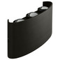 Preview: e2 LED Außenwandleuchte Petra up&down 7W CCT warm-/neutralweiss 3000K/4000K/5000K IP54 Anthrazit Aluminium 17x8cm