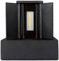 Preview: e2 LED Außenwandleuchte Kappa up&down 7W neutralweiss 4000K IP65 Anthrazit Aluminium 10x10cm