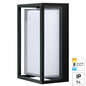 Preview: e2 LED Außenwandleuchte Merga 12W CCT warm-/neutral-/tageslichtweiss 3000K/4000K/6000K IP54 Anthrazit Aluminium 24x14,5cm
