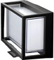 Preview: e2 LED Außenwandleuchte Merga 12W CCT warm-/neutral-/tageslichtweiss 3000K/4000K/6000K IP54 Anthrazit Aluminium 24x14,5cm