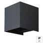 Preview: e2 LED Außenwandleuchte Big Qube up&down 20W CCT warm-/neutral-/tageslichtweiss 3000K/4000K/6000K IP65 Anthrazit Aluminium 12x12cm