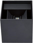 Preview: e2 LED Außenwandleuchte Big Qube up&down 20W CCT warm-/neutral-/tageslichtweiss 3000K/4000K/6000K IP65 Anthrazit Aluminium 12x12cm
