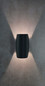 Preview: e2 LED Außenwandleuchte Nina 350° up&down 12W CCT warm-/neutral-/tageslichtweiss 3000K/4000K/6000K IP65 Anthrazit Aluminium 20x14cm