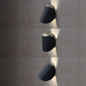 Preview: e2 LED Außenwandleuchte Nina 350° up&down 12W CCT warm-/neutral-/tageslichtweiss 3000K/4000K/6000K IP65 Anthrazit Aluminium 20x14cm