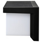 Preview: e2 LED Solar-Außenwandleuchte Salm 2,5W neutralweiss 4000K Bewegungsmelder IP54 Schwarz 20x11cm