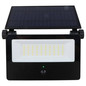 Preview: e2 LED Solar-Wandstrahler, Fluter Segin 20W tageslichtweiss 6500K Bewegungsmelder IP54 Schwarz Aluminium 26x21cm
