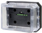 Preview: e2 LED Solar-Zaunleuchte 0,1W neutralweiss 4000K 4er Set IP44 Schwarz 8x6cm