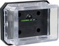 Preview: e2 LED Solar-Zaunleuchte 0,1W neutralweiss 4000K 4er Set IP44 Schwarz 8x6cm