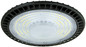 Preview: e2 LED Hallenleuchte, Hallenstrahler Slim 150W tageslichtweiss 6500K IP65 Schwarz Aluminium Ø28cm