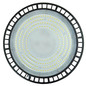 Preview: e2 LED Hallenleuchte, Hallenstrahler Slim 150W tageslichtweiss 6500K IP65 Schwarz Aluminium Ø28cm