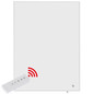 Preview: e2 Infrarotheizungen, Infrarot-Heizpaneel Smart & Easy S 500W Fernbedienung App-Steuerung WiFi IP44 Weiß 70x60cm