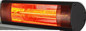 Preview: e2 Infrarotheizungen, Infrarot-Heizstrahler Wall 1500W Zugschalter IP65 Schwarz 44,5x17cm