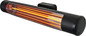 Preview: e2 Infrarotheizungen, Infrarot-Heizstrahler Wall-Base 750/1500W Zugschalter IPX4 Schwarz 75cm