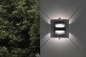 Preview: Eco-Light DELTA LED Aussenwandleuchte Up+Down 6W IP44 anthrazit, warmweiss