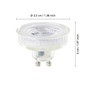 Preview: Eglo LED Strahler, Spot-Lampe GU10 4W 400lm warmweiss 2700K Klar 110351