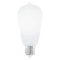 Preview: Eglo LED Lampe Smart E27 ST64 dimmbar 7,5W 806lm RGB warmweiss 3000K Zigbee Opal 110356