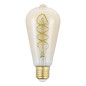 Preview: Eglo LED Lampe E27 ST64 8W 806lm warmweiss 2700K Amber 110372