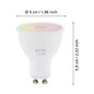 Preview: Eglo LED Spot, Strahler-Lampe Smart GU10 dimmbar 4,9W 420lm RGB CCT warm-/tageslichtweiss 2700-6500K Zigbee Opal 3er Pack 110417