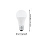 Preview: Eglo LED Lampe E27 A60 11W 1055lm neutralweiss 4000K Opal 117593