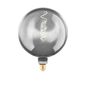 Preview: EGLO Vintage Spezial E27 LED große Globe Lampe G200 4W 2200K extra-warmweiss chrom dimmbar