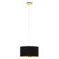 Preview: EGLO 39224 DOLORITA Pendelleuchte schwarz gold 3xE27
