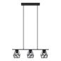 Preview: Eglo 43644 MARDYKE E27 3-fach Hängeleuchte 775x145mm Schwarz